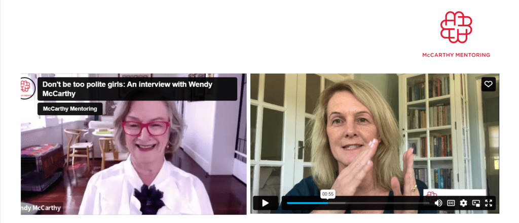 Mentor Insights with Wendy McCarthy